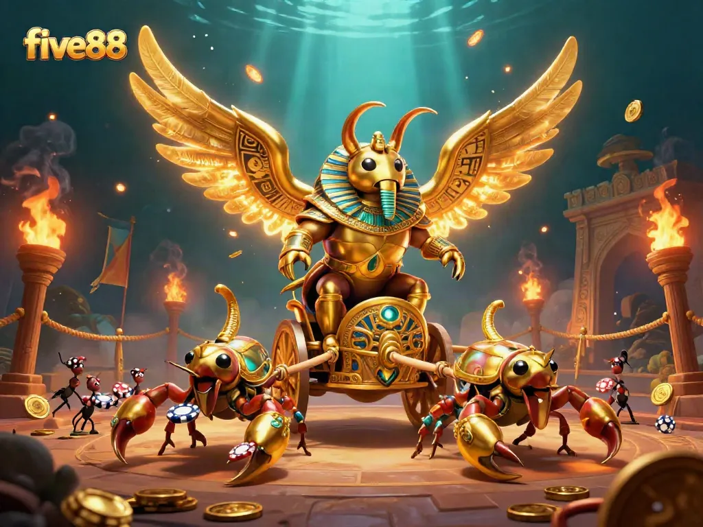 Experience exhilarating action at five88 with vibrant gaming elements and engaging characters.