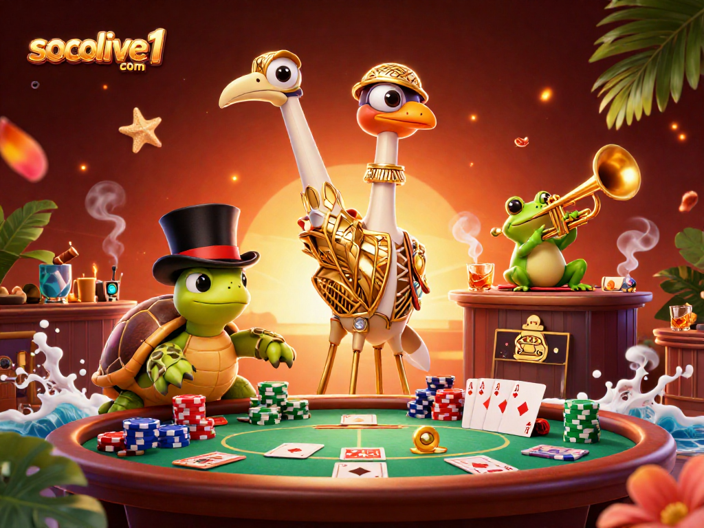Stream live sports and maintain your poker skills with socolive1 com in a vibrant casino setting.