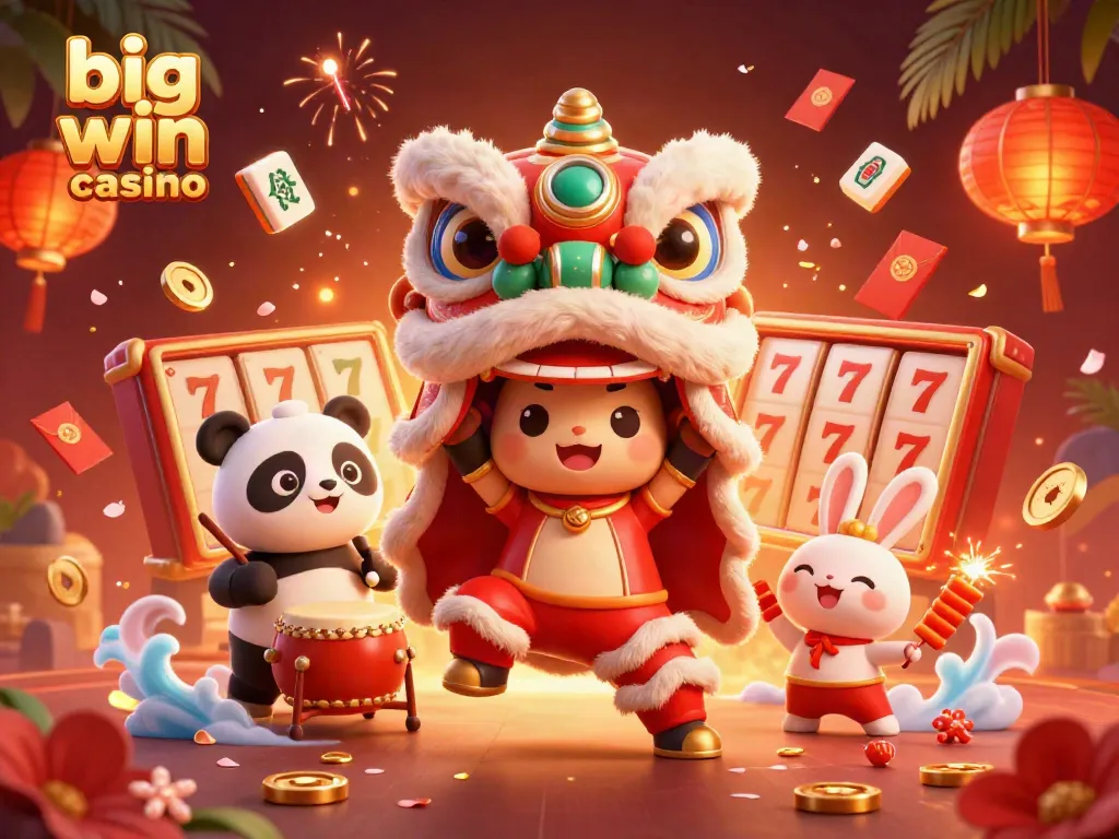 Experience big win casino excitement with vibrant characters and dynamic gambling elements