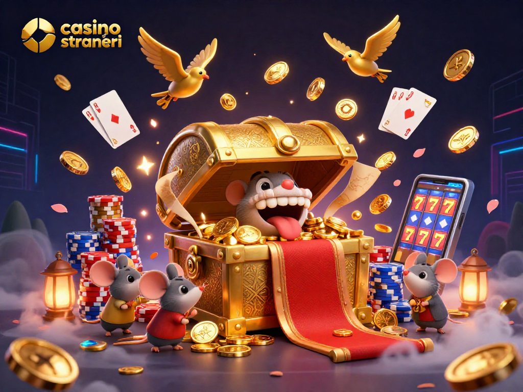 Gioca nei migliori casino online stranieri e scopri ricchezze nascoste in questa illustrazione vivace.