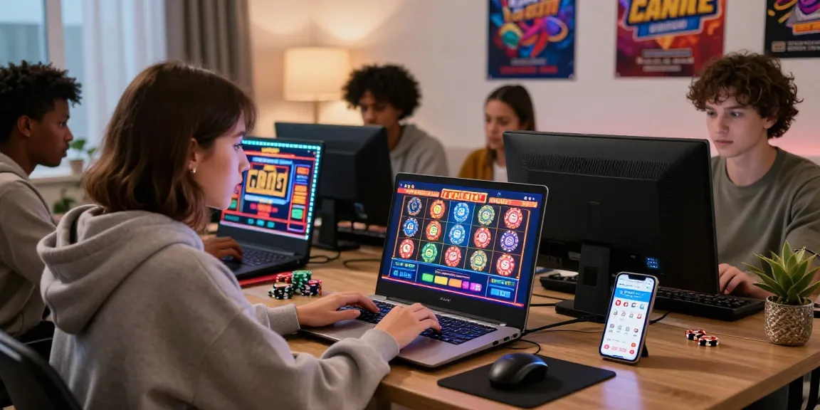 Giocatrici entusiaste impegnate in casino online stranieri, immersi in giochi avvincenti.