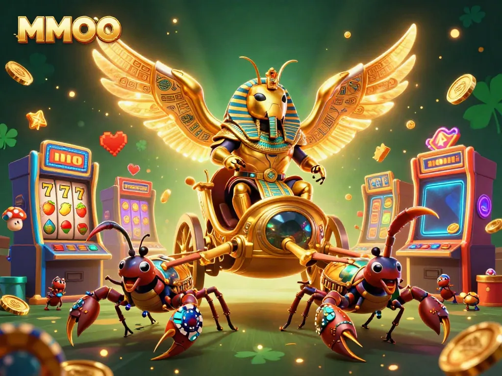 MMOO offers an exhilarating gaming experience with slots, vivid characters, and dynamic casino visuals.